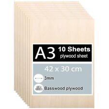 10 pezzi Compensato 3mm, Legno