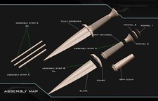 Boromir dagger sword Il