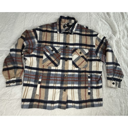 Zara plaid manica lunga - plaid,