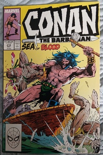 Conan the barbarian 218 - barbarian, #218