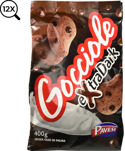 12x biscotti pavesi gocciole - 12x,