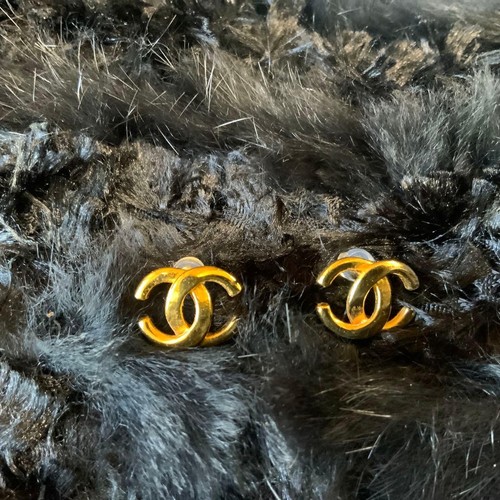 Orecchini chanel doppia - orecchini,