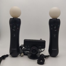 Coppia Controller PS Move Sony Playstation 3 colore nero (PS3) + PS eye e gioco