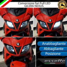 CONVERSIONE FARO LED GILERA NEXUS ANABBAGLIANTE + ABBAGLIANTE + POSIZIONE 6000K
