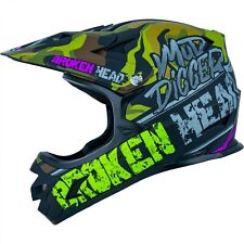Broken Head Downhill E Casco MTB Fango Scavatrice