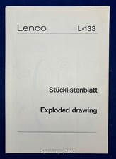 Giradischi originale Lenco disegno esploso - L133