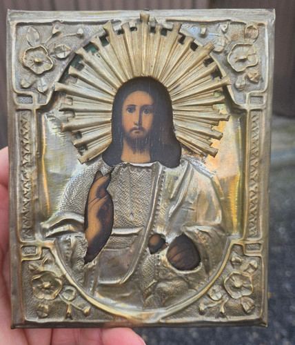 Antica icona russa ortodossa