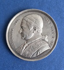 Medaglia Argento Gregorio XVI