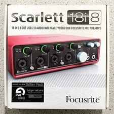 Focusrite Scarlett 18i8 (Leggere Descrizione)