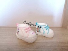 Bomboniera sacchettino nascita bimbo/a scarpetta personalizzata