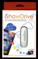 iCIRROUND ISHOWDRIVE pen micro SD 8GB Memoria USB Wireless portatile iOS Android