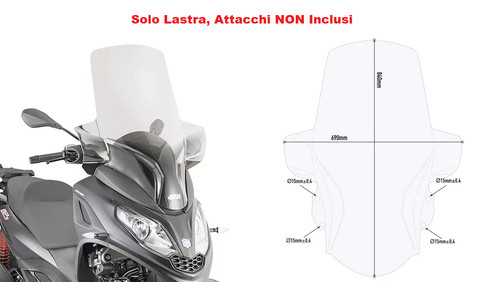 Givi solo parabrezza - solo,