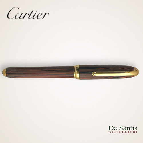 Penna cartier stilografica oro - cartier,