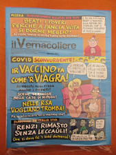 IL VERNACOLIERE - ANNATA COMPLETA ANNO 2021 - RIVISTA POLITICO SATIRICA -MENSILE