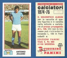 FIGURINA CALCIATORI PANINI