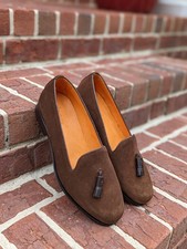 Luciens Brown Suede Tassel