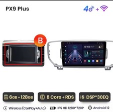 Autoradio Kia Sportage 2016-2021 4G+WIFI 6G+128GB Android 13 CarPlay-AndroidAuto