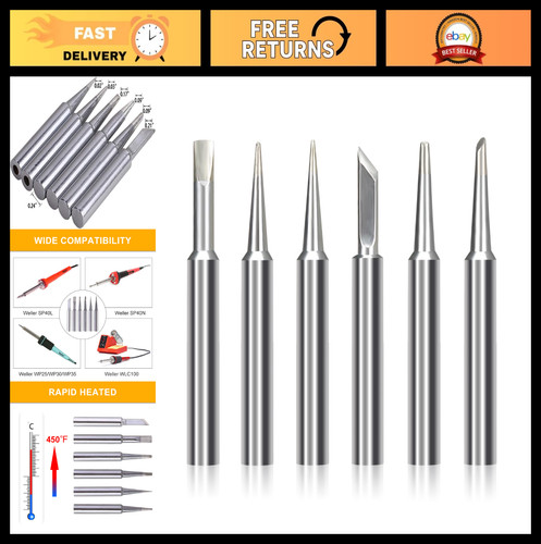 6pcs punte per saldatore - 6pcs,