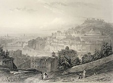 Lyon vue de la côte