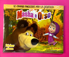 PANINI ALBUM SIGILLATO MASHA E ORSO 2013 SET STICKERS INSIDE ED. ITA (D179FN)