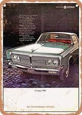 METAL SIGN - 1965 Imperial