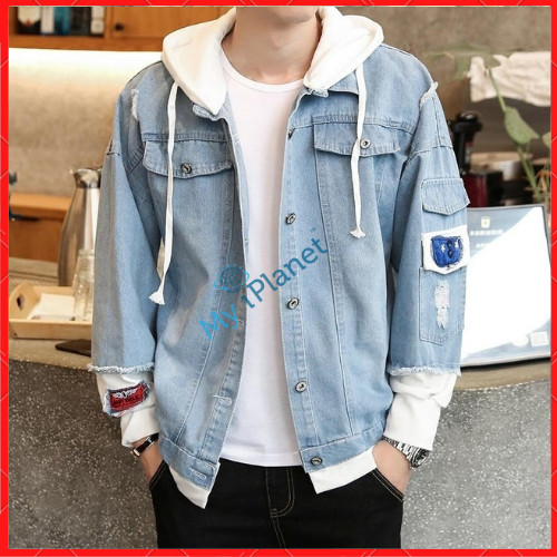 Chaqueta vaquera con - con, capucha