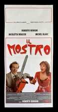 CINEMA locandina MOVIE POSTER IL MOSTRO Roberto Benigni BRASCHI BLANC