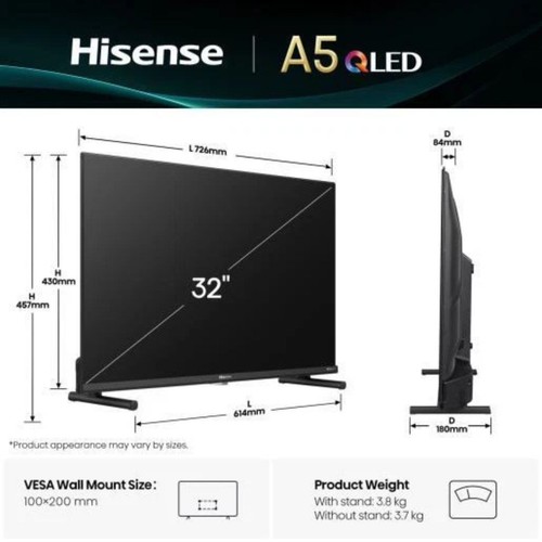 Hisense smart a5q fhd - tv, ''