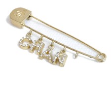 Autentica spilla CHANEL logo