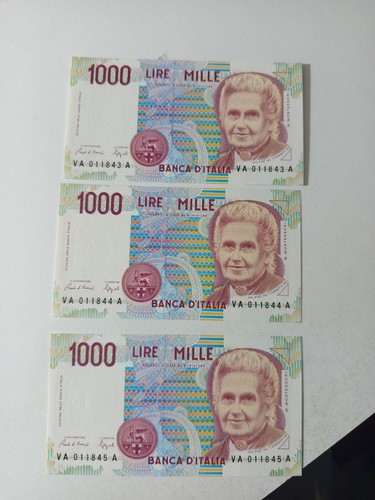 Lotto banconote 1000 lire - lotto,