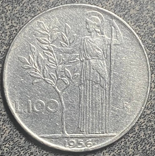 1956 italy 100 - 1956, lire