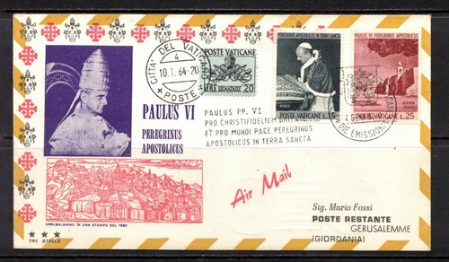 Vaticano 1964 fdc tre stelle - 1964,