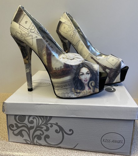 Scarpe kiss angel - angel, stampa