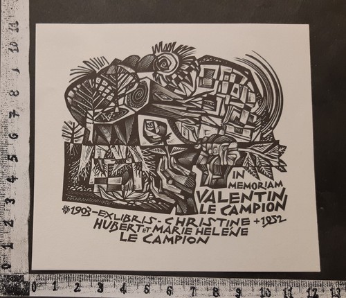 Wunderkammer exlibris 788 - wunderkammer,