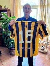 MAGLIA JUVE STABIA N° 15 MATCH WORN INDOSSATA SHIRT JERSEY CAMISETA VINTAGE