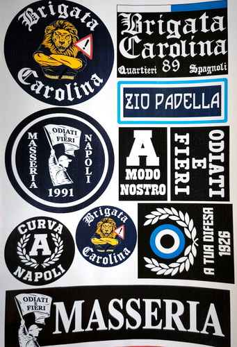 Adesivi ultras brigata - adesivi,