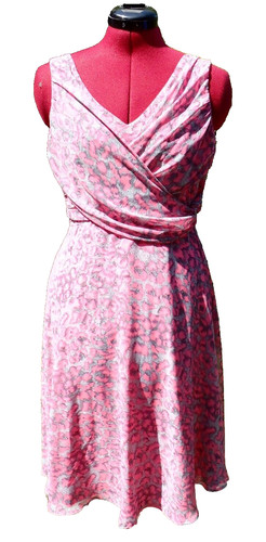 Abito rosa e - abito, grigio