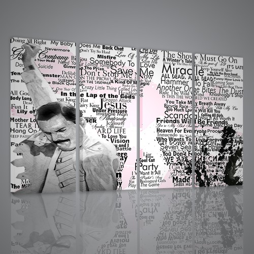 Quadri moderni freddy mercury - freddy,