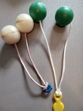 Palline Clic Clac Anni 80 Giocattolo passatempo Toy vintage n.2 giochi