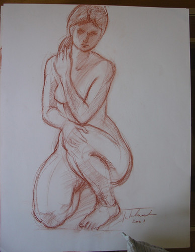 Dessin sanguine - -,