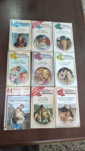 Lotto libri romanzi - 9, harmony