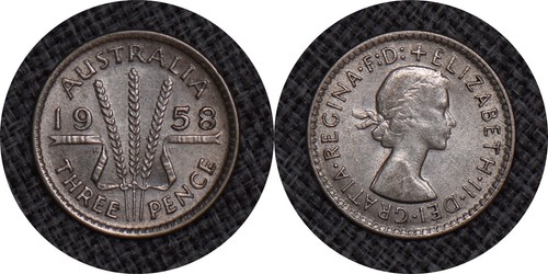 Australia 1958 tre pence - 3,