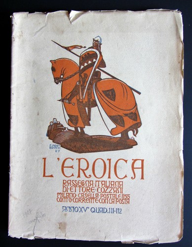 1927 eroica ettore cozzani - l'eroica,