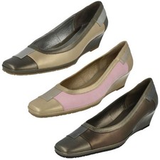 Scarpe Wedge In Pelle Van Dal