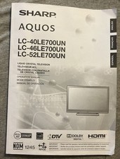 Sharp Aquos TV Manuale