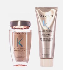 Kerastase Gloss Absolu Bain Hydra Glaze shampoo e balsamo 8,45 oz/250 ml SET 