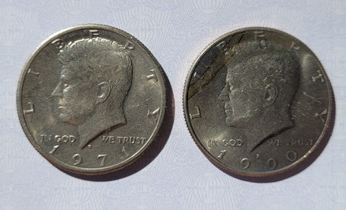 Mezzo dollaro kennedy 1971 - 1971, e
