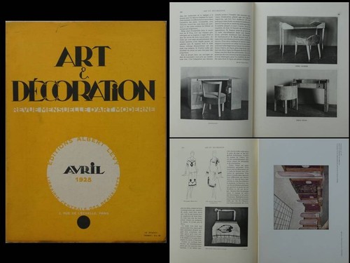 Art decoration avril 1928 - art, et