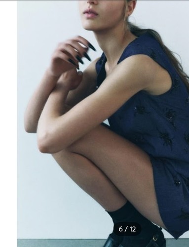 Zara mini abito - mini, blu