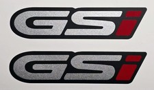 2 adesivi emblema GSi C20NE